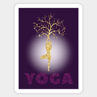 Tree of life - yoga Sticker